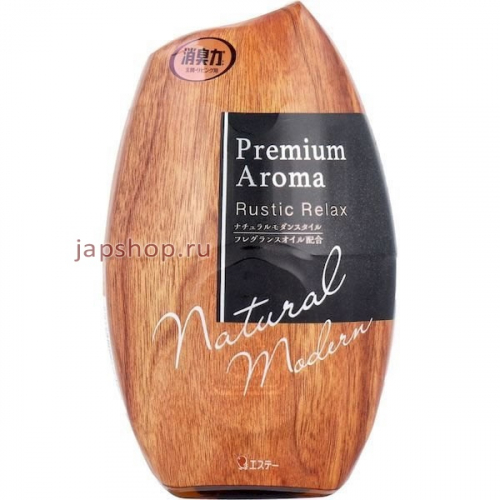 ST Shoushuuriki Жидкий дезодорант - ароматизатор для комнат, цитрусовый аромат с нотками дерева, 400 мл (4901070129638)