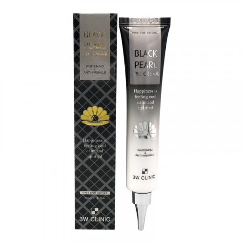 3w Clinic Крем для век с экстрактом Черного жемчуга Black Pearl Eye Cream Anti Wrinkle, 40 мл