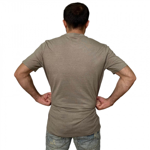 Повседневная брендовая футболка Guide Life. Носят с шортами, джинсами/пиджаками №578
