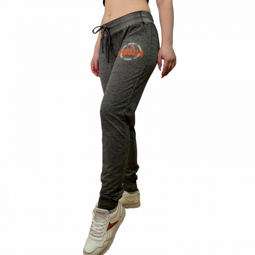 Модные женские штаны джоггеры – чуть заниженная посадка, стильные складки №709