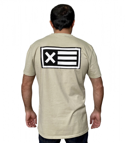 Мужская футболка с логотипом NXP – милитари харизма стиля «warcore» №208