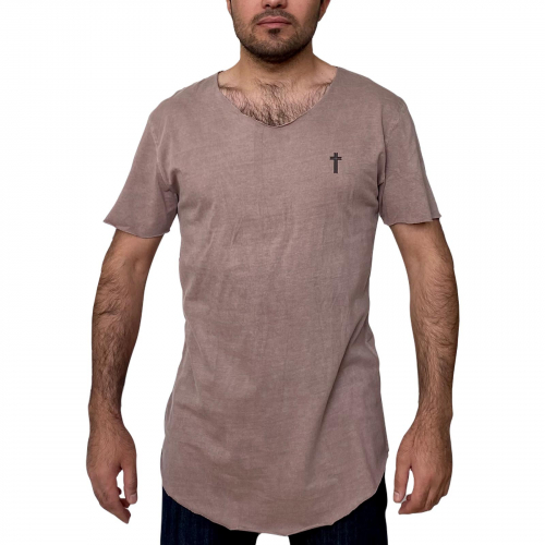Эффектная мужская футболка KSCY в стиле гранж – стиль-протест против гламура и роскоши. Будь собой! №285