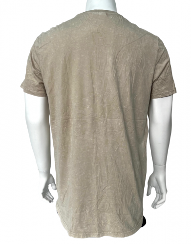 Мужская стильная футболка NXP жемчужного цвета  №576