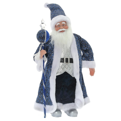 Дед Мороз в синем костюме большой