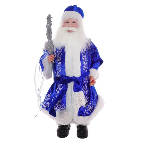 Дед Мороз в синей шубе, 48 см