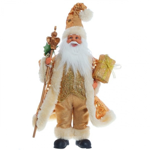 Дед Мороз с подарком, 42 см