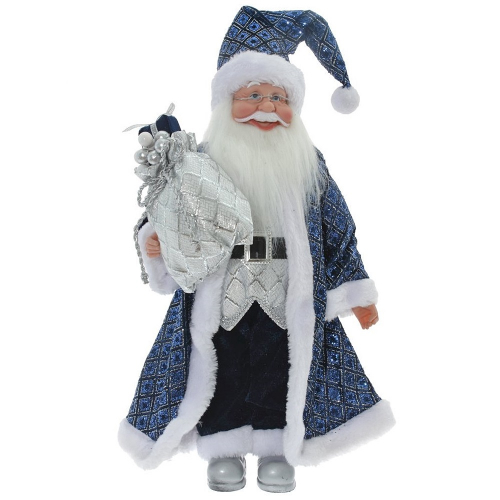 Дед Мороз в синей шубе, 67 см