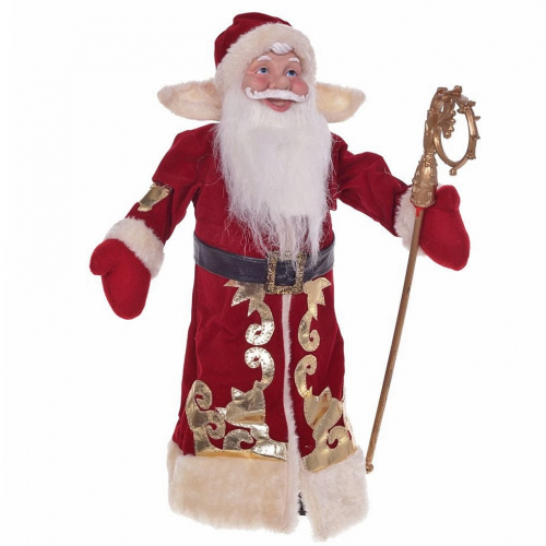 Дед Мороз в красной шубе, 45 см