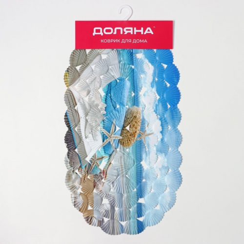 SPA-коврик для ванны на присосках Доляна «Морское наслаждение», 36×67 см