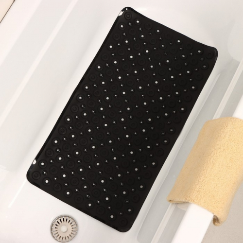 SPA-коврик для ванны на присосках Доляна «Массажный», 37×67 см, цвет МИКС