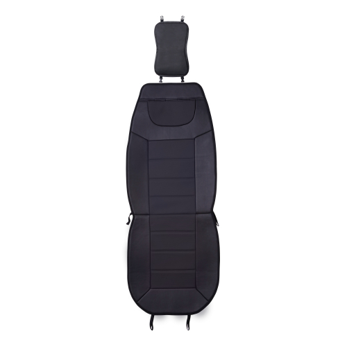 Накидка на сиденье универсальная VOIN Cover, экокожа перфорированная, комплект 1шт., поролон 7мм /черный/