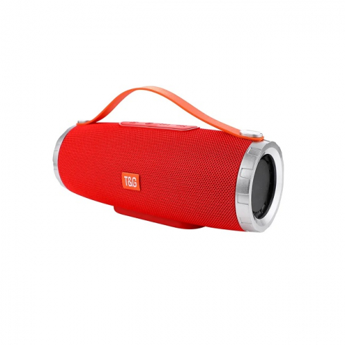 Колонка TG-109 цвет-красный Bluetooth+USB+радио+4 динамика+аккумулятор оптом