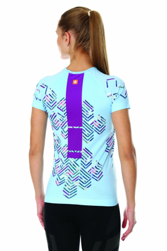 Женская футболка с коротким рукавом Running Air светло-синий SS13250A