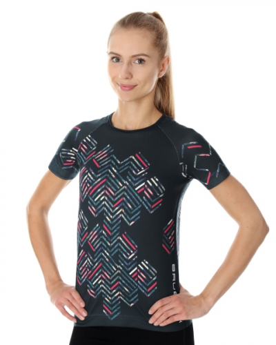 Женская футболка с коротким рукавом Running Air черный SS13250A