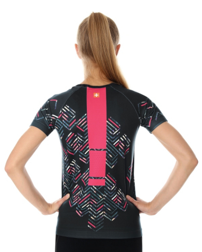 Женская футболка с коротким рукавом Running Air черный SS13250A