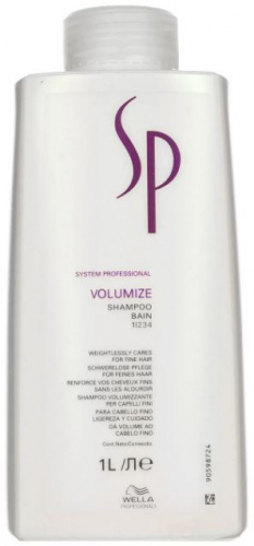 Wella sp volumize шампунь для придания объема 1000мл