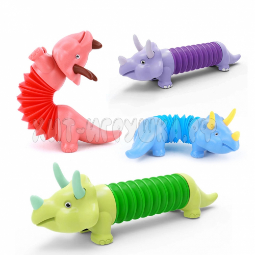 Антистресс игрушка POP TUBE DINO в ассортименте SS-4025, SS-4025