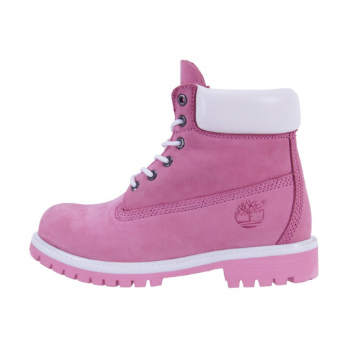Ботинки Timberland 6 INCH Premium Boot Pink (без меха) арт 135-6