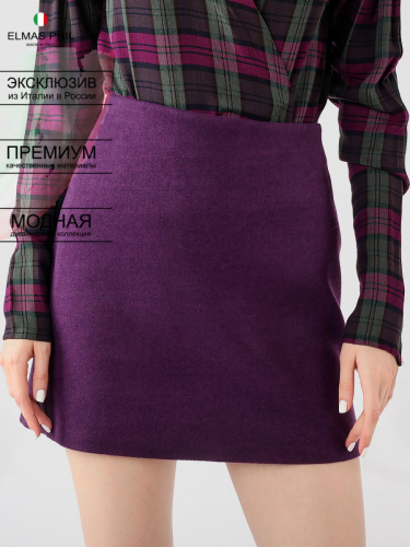 Фиолетовая юбка мини - Elmas Phil