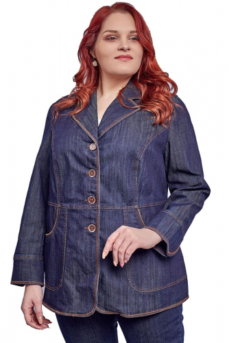 Джинсовый пиджак тёмно-синего цвета - Amy Vermont Klingel