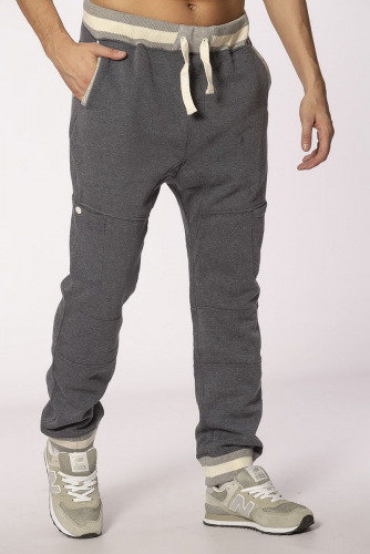 Утепленные спортивные зауженные брюки с добавлением хлопка - SOULSTAR