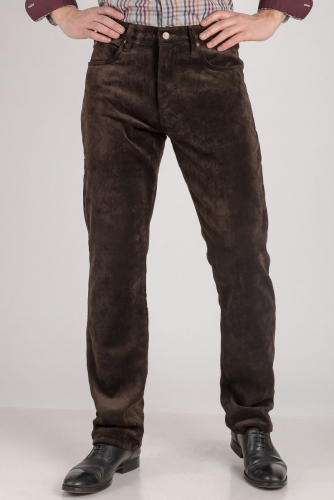 Вельветовые джинсы коричневого цвета - Montana Jeans