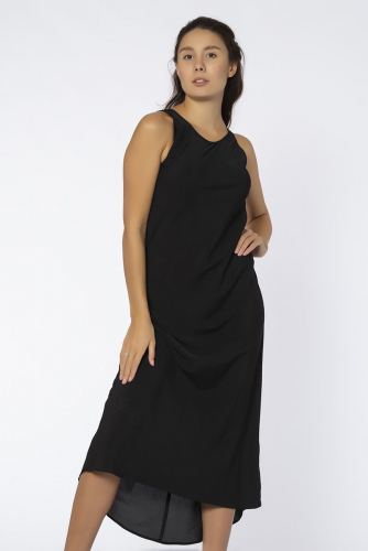 Чёрное платье с открытой спиной - TWINSET