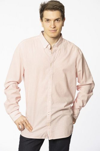 Хлопковая рубашка в мелкую полоску SHAPED FIT - Marc O'Polo