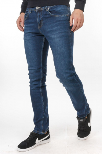 Зауженные джинсы синего цвета - Tommy Hilfiger