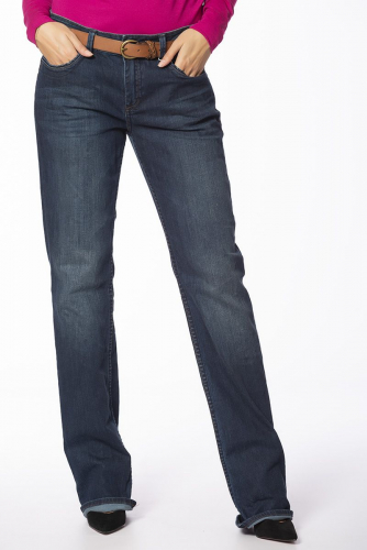 Синие прямые джинсы с ремнем SMART HIPSTER - s.Oliver