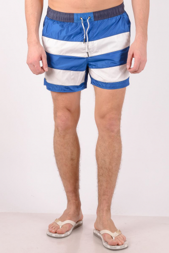 Полосатые плавательные шорты - Lacoste