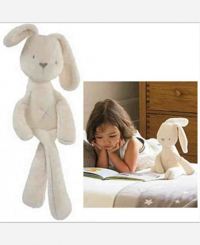 Мягкая игрушка Кролик Цвет Белый 9046476