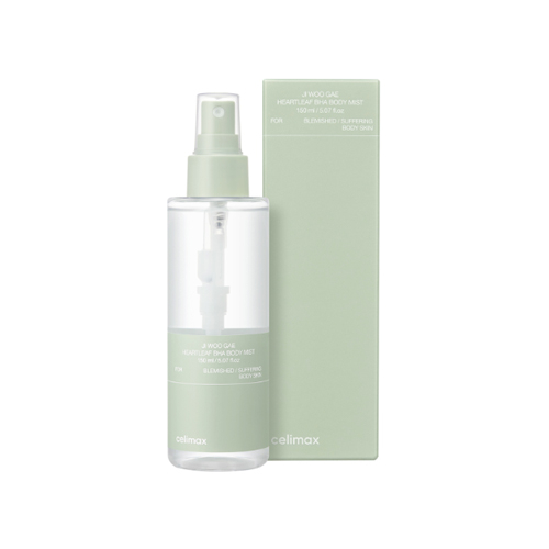 Успокивающий мист для тела с BHA-кислотами Celimax Ji Woo Gae Heartleaf BHA Body Mist 150ml