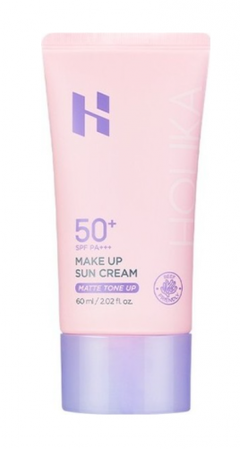 Солнцезащитный крем для лица + матовая база под макияж с тонирующим эффектом Make Up Sun Cream Matte Tone Up SPF 50+ PA+++ 60мл