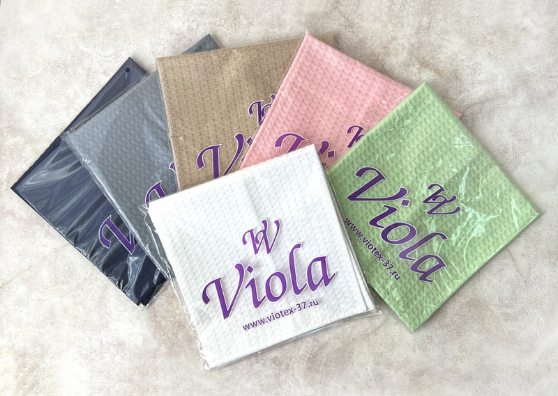 Набор полотенец вафельных - 35х70 см( 3 шт) ПВ-00 Белый