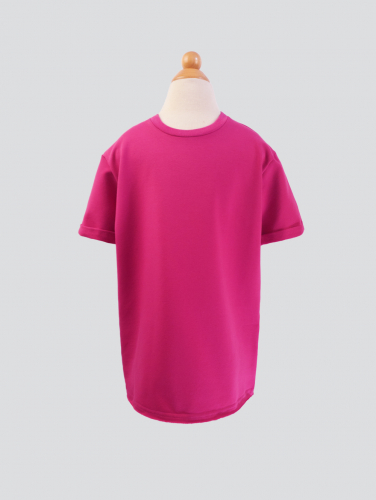 Платье-футболка, 2322, розовое