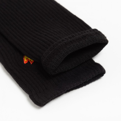Носки MINAKU «Fire», цвет чёрный, размер 36-37 (23 см)
