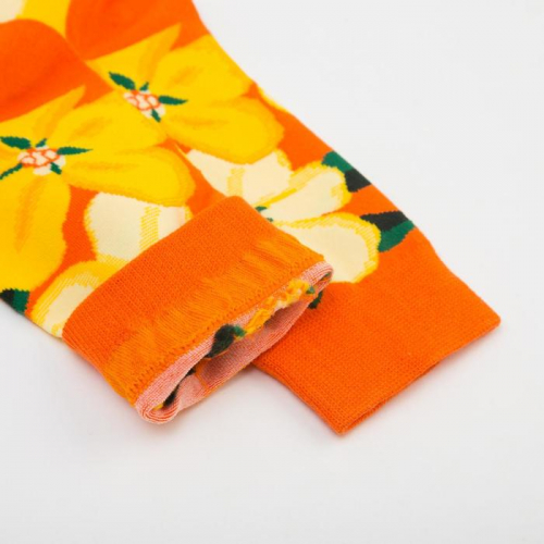 Носки MINAKU «Цветы», размер 36-41 (23-27 см)