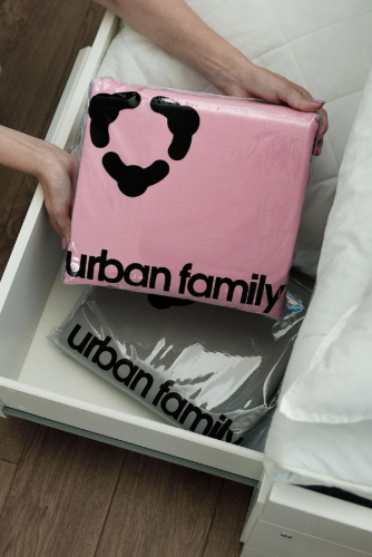 Постельное белье Urban Family Розовый пион полоса перкаль