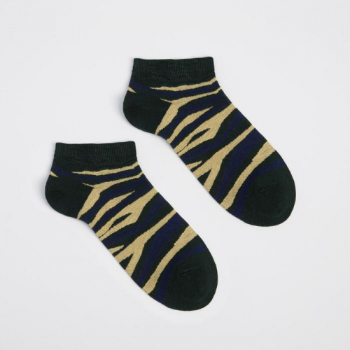 Набор носков мужских MINAKU «Зебра», 5 пар, размер 40-41 (27 см)