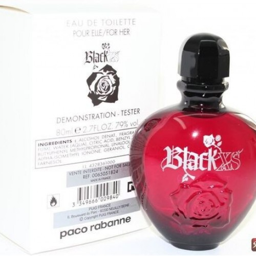 Paco Rabanne XS Black жен т.в 80мл тестер