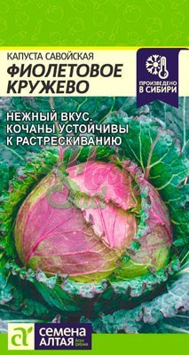 Капуста Фиолетовое Кружево Савойская (0,3 гр) Семена Алтая