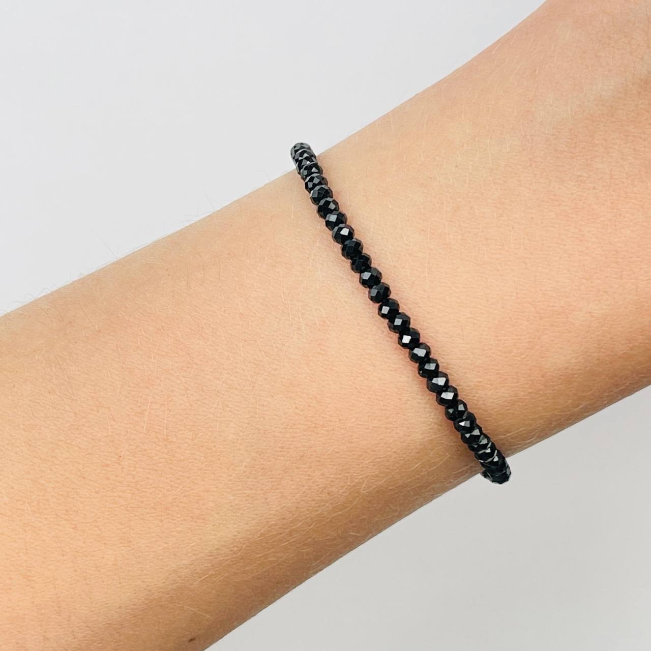 Радуга Самоцветов Браслет из черной Шпинели