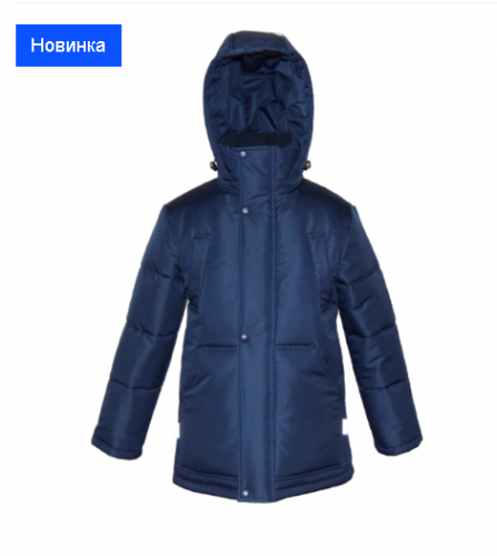 Куртка зимняя для мальчика, модель З53х, цвет синий