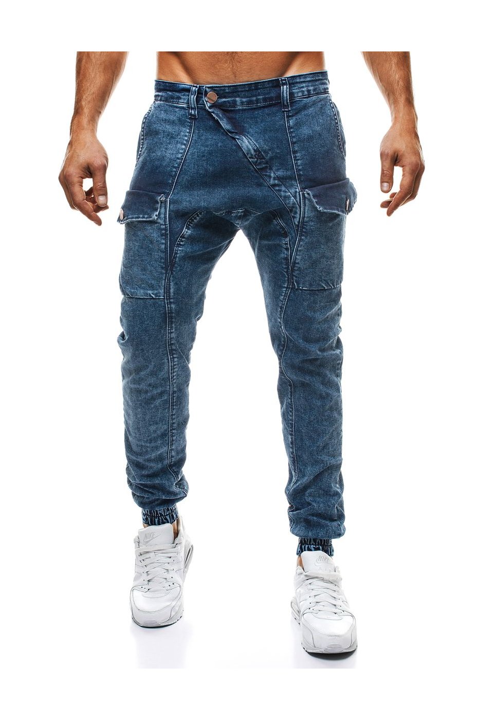 Джоггеры мужские джинсовые
