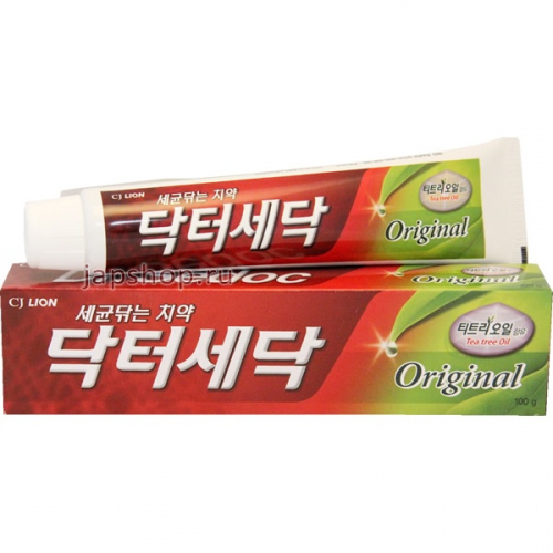 CJ Lion Dr. Sedoc Зубная паста с маслом чайного дерева, против бактерий, 100 гр (8801007745398)