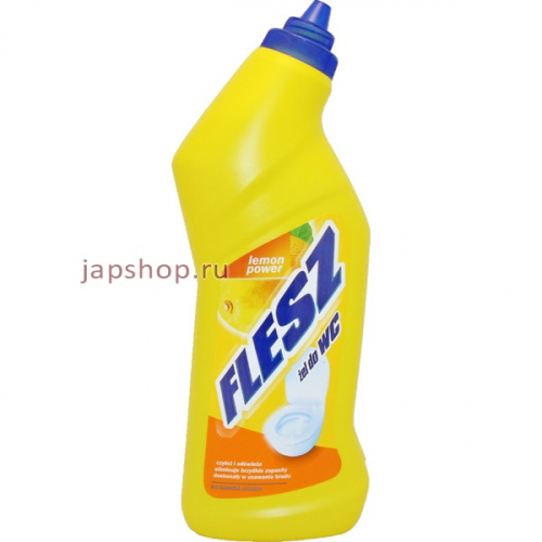 Flesz Lemon Power Гель для чистки унитаза, лимон, 1л (5900498005776)