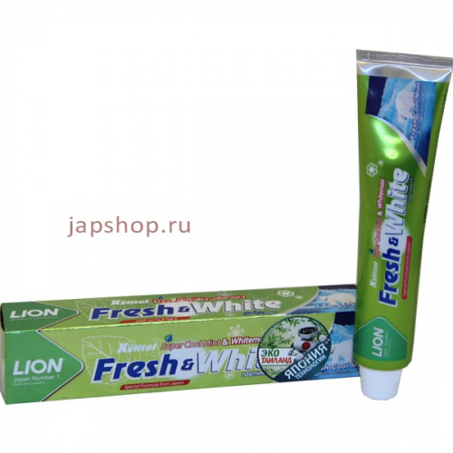 Fresh White Зубная паста защита от кариеса, прохладная мята, 160 гр (8850002806085)
