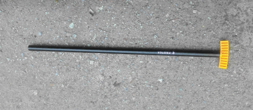 Черенок алюминиевый PROTEX окрашенный с ручкой Т