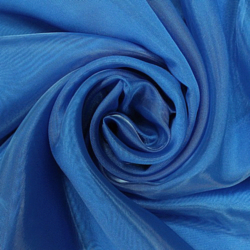 Жемчужная вуаль Жаклин, ширина 300 см, синий, с утяжелителем, АКЦИЯ